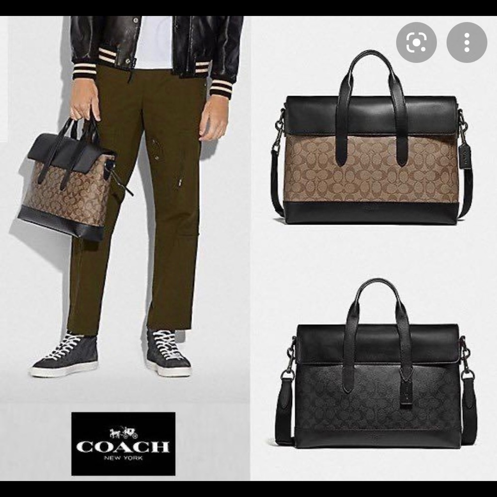hamilton portfolio brief in signature canvas